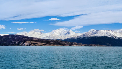 Fototapeta na wymiar Mount in National Park in Patagonia