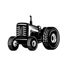 Obraz premium Tractor icon isolated on white background.