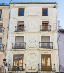 Ornate building Facade, Xativa, Spain Facade, Xativa, Spain