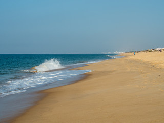 Fototapeta na wymiar Sand beach at Gale, Portugal