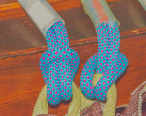 closeup of rope from insurance