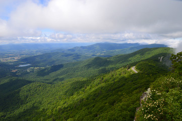 Naklejka premium Skyline Drive