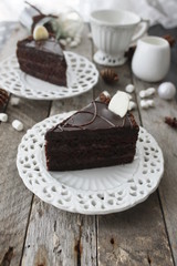 Chocolate Christmas cake
