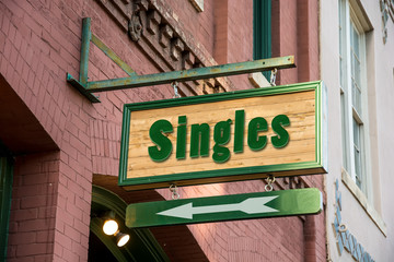 Obraz premium Schild 277 - Singles