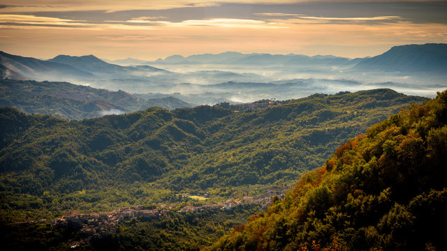 mountain view from Mentorella Sanctuary
