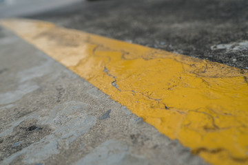 grunge yellow road line