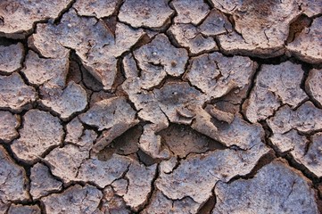 Geyser runoff deposits layers of silt and sand, which then dry in the high mountain air.