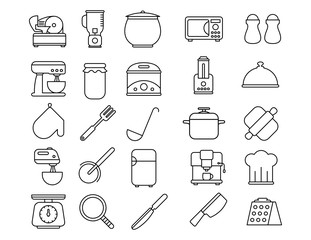 kitchenware icon collection