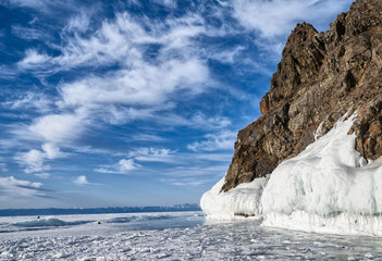 ice icicles, and a dark Cape and ice