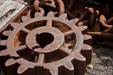 Rusted Bridge Gear