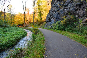 path and river