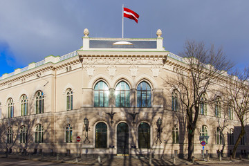 Fototapeta na wymiar The Bank of Latvia