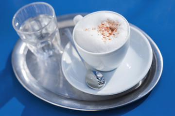 coffee cup with foam