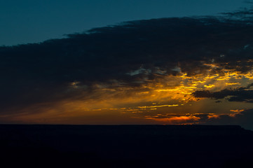 Sunrise in Grand Canyon National park