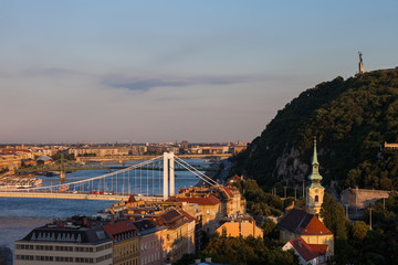 Fototapeta na wymiar Budapest City at Sunset