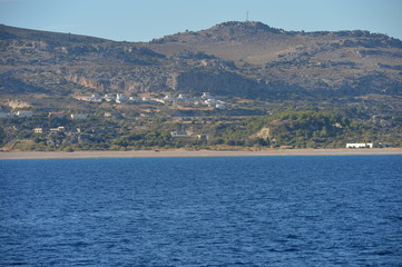 Fototapeta na wymiar Südküste Rhodos zwischen Lindos und Kalithea