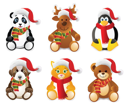 Cute Christmas Animals