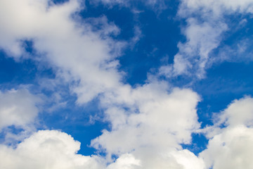 Fototapeta premium White clouds in blue sky