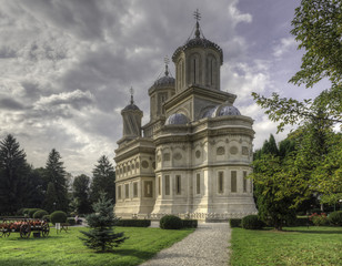 Aufnahme der Kirche von Arges (Walachei Rumänien).