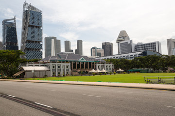 The skyline and cityscape of Singapore