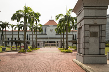 Fototapeta na wymiar Parliament Building in Singapore