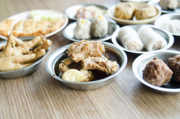 Dim sum Chinese style food 