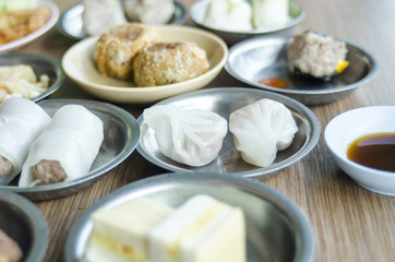 Dim sum Chinese style food 