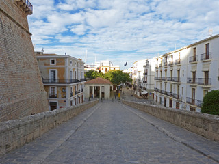 Naklejka premium Subida Dalt Vila