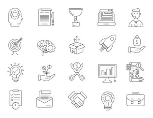 Development and startup icons