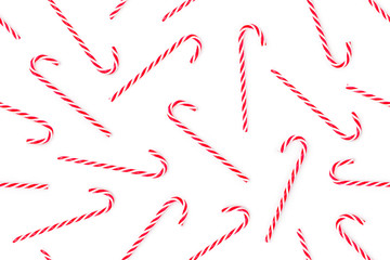 Candy cane seamless pattern. Christmas concept