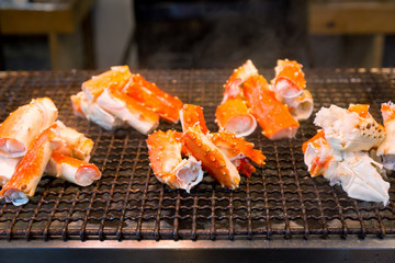 Crabs grill