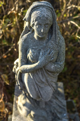 ancient monuments in the cemetery