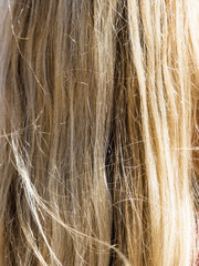 Naklejka premium woman with blond long hair