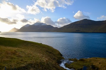 フェロー諸島 Faroe Islands クノイ島 Kunoy Island クノイ周辺 around Kunoy