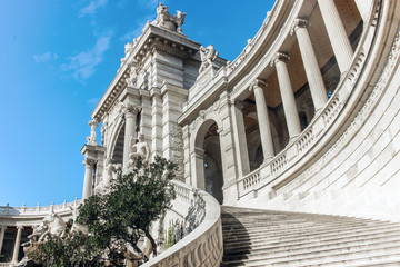 architecture at longchamp palace in marseille
