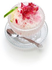 homemade faloodeh, traditional iranian cold dessert