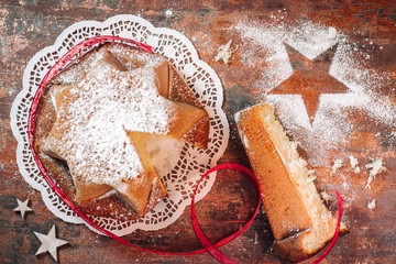 Italian Pandoro cake
