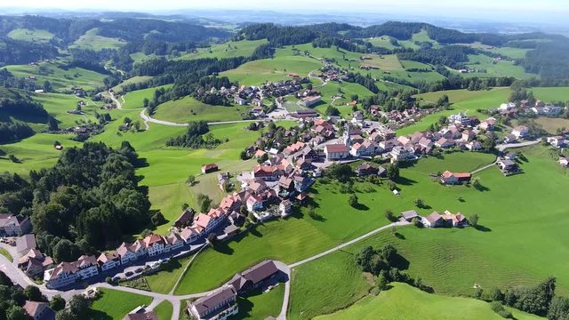 Schwellbrunn vu d'en haut - Suisse