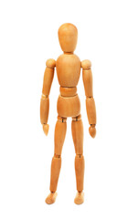Wooden figure of man