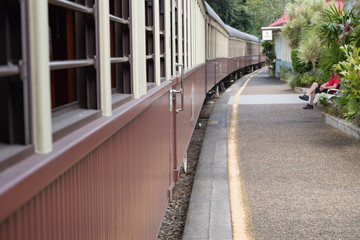 Kuranda - Bahnsteig