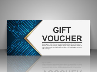 Gift voucher technology template.