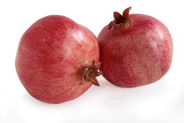 red,juicy fruits pomegranates