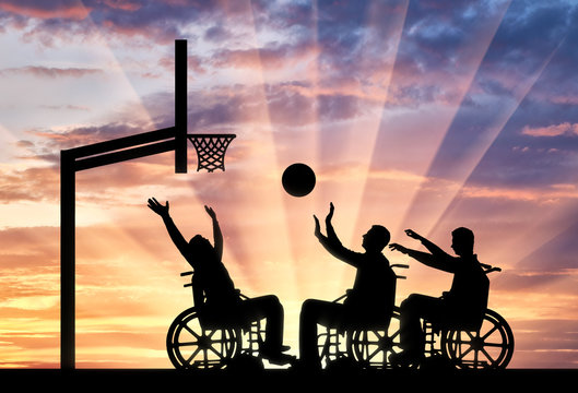Concept of sports lifestyle people with disabilities