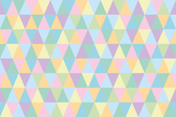 background of pastel colored triangles