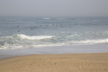 Sufering on Beach; Biarritz