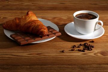 Coffee and sweetness to maintain good humor.