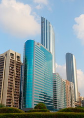 Fototapeta na wymiar Modern architecture of the city, ABU DHABI, UAE