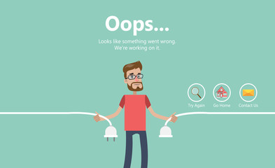 Error page illustration.
