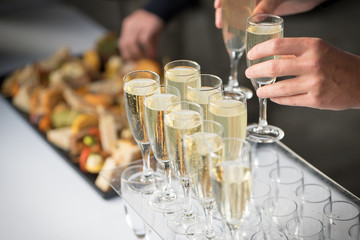 Coupe de champagne, cocktail, vin d'honneur