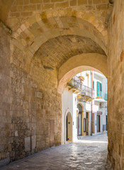 Otranto old town, province of Lecce in the Salento peninsula, Puglia, Italy.